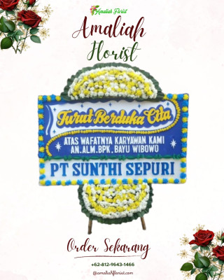Papan Bunga Duka di Wirosari