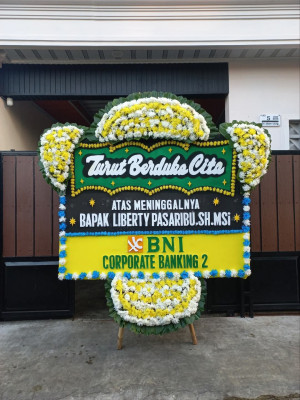 Papan Bunga Duka di Wirosari