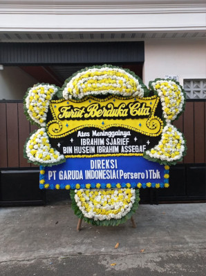 Papan Bunga Duka di Wirosari
