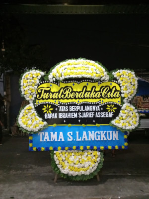 Papan Bunga Duka di Wirosari