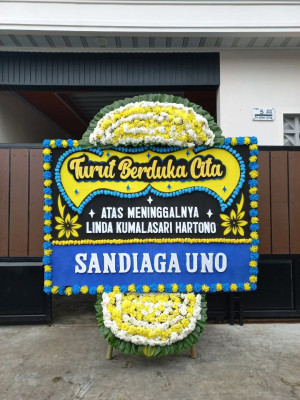 Papan Bunga Duka di Wirosari