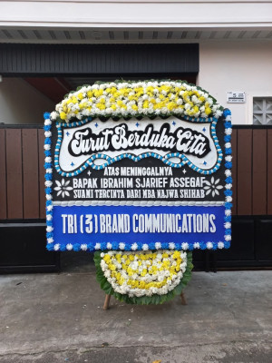 Papan Bunga Duka di Wirosari
